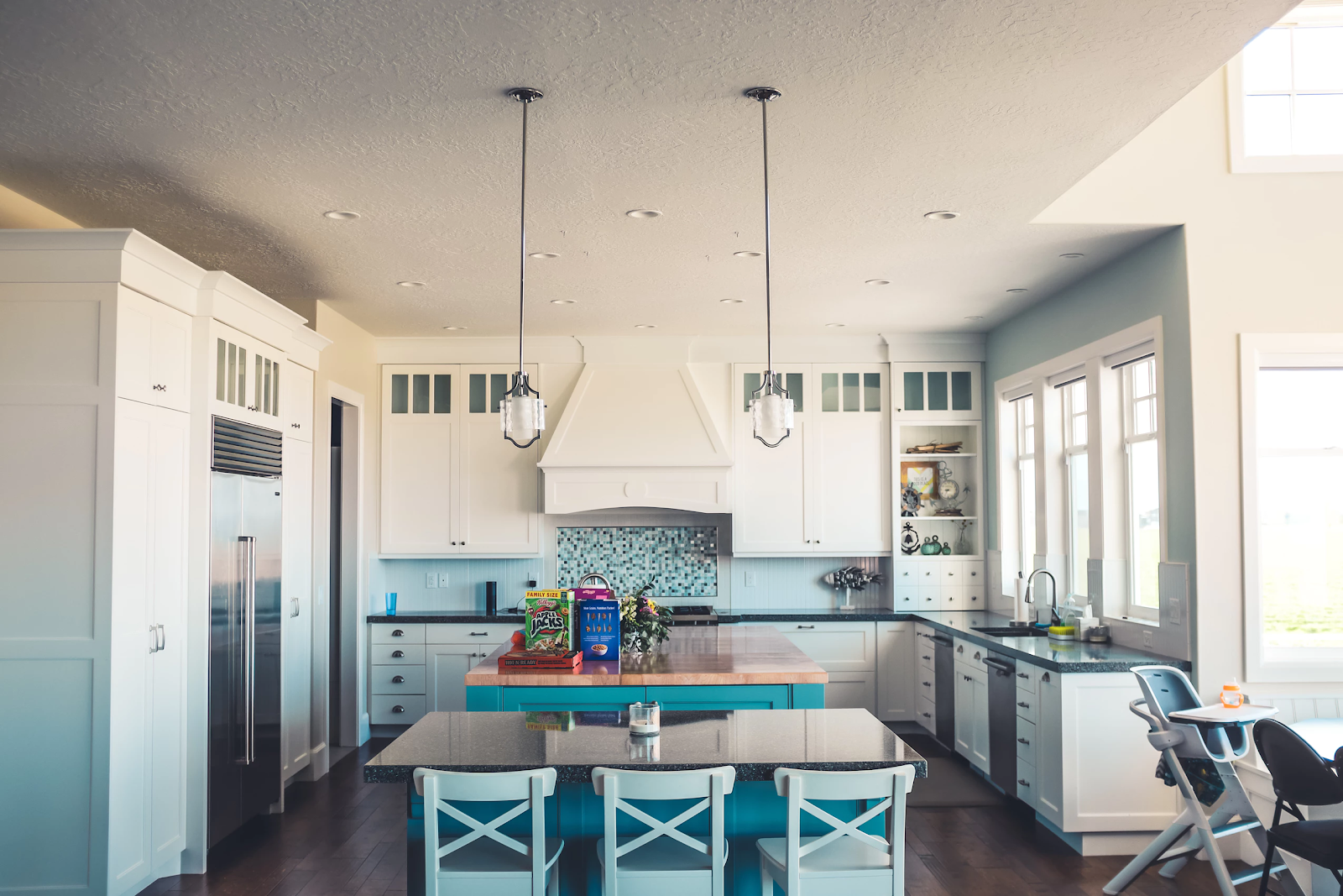 eco-friendly kitchen with natural lighting