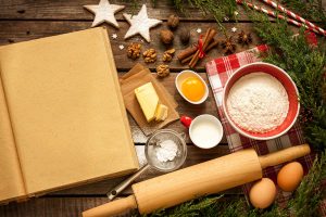 kitchen hacks for the holidays baking ingredients eggs flour cookies sugar